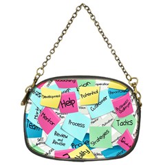 Stickies Post It List Business Chain Purses (one Side)  by Celenk