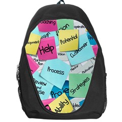 Stickies Post It List Business Backpack Bag by Celenk