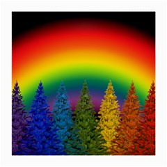 Christmas Colorful Rainbow Colors Medium Glasses Cloth by Celenk