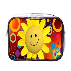 Sun Laugh Rays Luck Happy Mini Toiletries Bags by Celenk