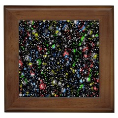 Universe Star Planet All Colorful Framed Tiles by Celenk