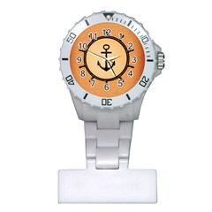 Nautical Anchor Marine Ocean Sea Plastic Nurses Watch by Celenk