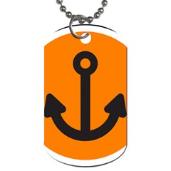 Anchor Keeper Sailing Boat Dog Tag (two Sides) by Celenk