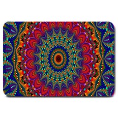 Kaleidoscope Mandala Pattern Large Doormat 