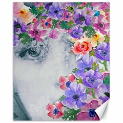 Flower Girl Canvas 11  X 14   by NouveauDesign