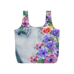 Flower Girl Full Print Recycle Bags (s)  by NouveauDesign