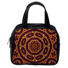 Geometric Tapestry Classic Handbags (One Side)