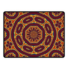 Geometric Tapestry Double Sided Fleece Blanket (Small) 