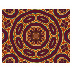 Geometric Tapestry Double Sided Flano Blanket (medium)  by linceazul