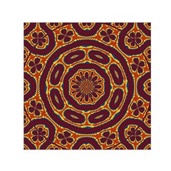 Geometric Tapestry Small Satin Scarf (Square) 