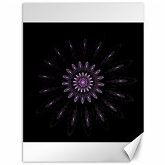 Fractal Mandala Delicate Pattern Canvas 36  X 48  