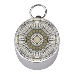 Mandala Sand Color Seamless Tile Mini Silver Compasses by Celenk