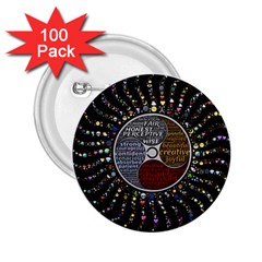 Whole Complete Human Qualities 2 25  Buttons (100 Pack)  by Celenk