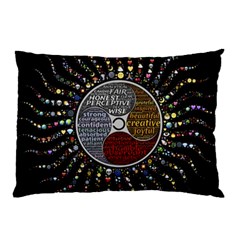 Whole Complete Human Qualities Pillow Case (two Sides) by Celenk