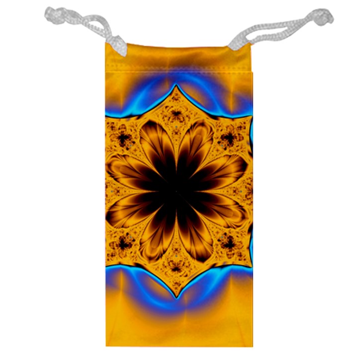 Digital Art Fractal Artwork Flower Jewelry Bag