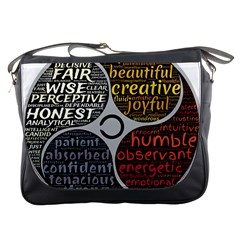 Person Character Characteristics Messenger Bags by Celenk