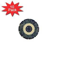 Background Vintage Japanese 1  Mini Buttons (10 pack) 