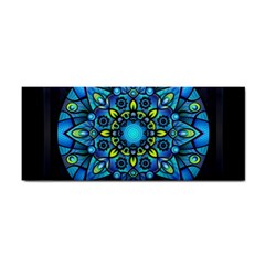 Mandala Blue Abstract Circle Cosmetic Storage Cases by Celenk