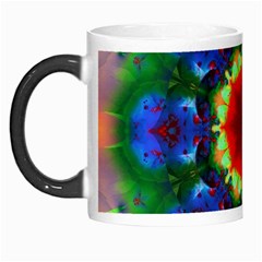 Fractal Digital Mandala Floral Morph Mugs by Celenk