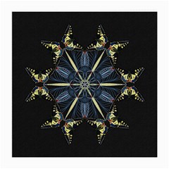 Mandala Butterfly Concentration Medium Glasses Cloth by Celenk