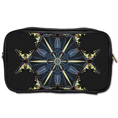 Mandala Butterfly Concentration Toiletries Bags 2-side by Celenk