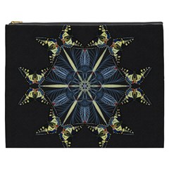 Mandala Butterfly Concentration Cosmetic Bag (xxxl)  by Celenk