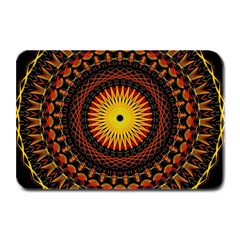 Mandala Psychedelic Neon Plate Mats