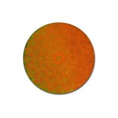 Background Paper Vintage Orange Magnet 3  (round) by Celenk