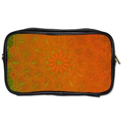 Background Paper Vintage Orange Toiletries Bags 2-side by Celenk