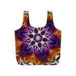 Kaleidoscope Pattern Kaleydograf Full Print Recycle Bags (S)  Back