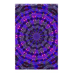 Purple Kaleidoscope Mandala Pattern Shower Curtain 48  X 72  (small)  by Celenk