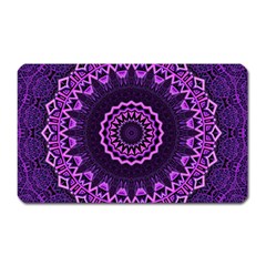 Mandala Purple Mandalas Balance Magnet (rectangular) by Celenk