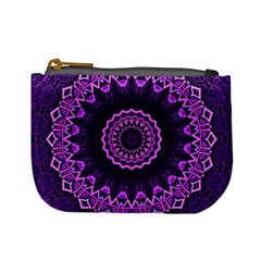 Mandala Purple Mandalas Balance Mini Coin Purses by Celenk