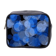 Circle Rings Abstract Optics Mini Toiletries Bag 2-Side