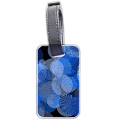 Circle Rings Abstract Optics Luggage Tags (Two Sides)