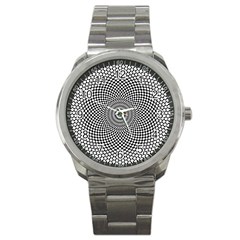 Kaleidoscope Pattern Kaleydograf Sport Metal Watch by Celenk