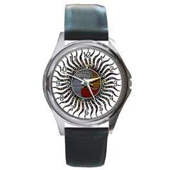 Whole Complete Human Qualities Round Metal Watch by Celenk