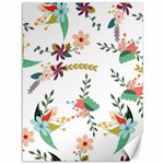 Floral Backdrop Pattern Flower Canvas 36  x 48   35.26 x46.15  Canvas - 1