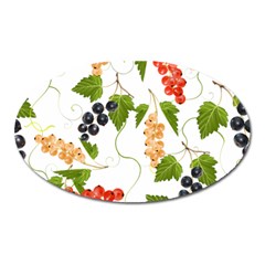 Juicy Currants Oval Magnet by TKKdesignsCo