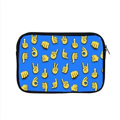 Emojis Hands Fingers Background Apple Macbook Pro 15  Zipper Case by Celenk