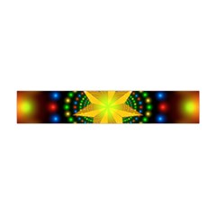 Christmas Star Fractal Symmetry Flano Scarf (mini) by Celenk