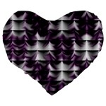 Background Texture Pattern Large 19  Premium Flano Heart Shape Cushions Back