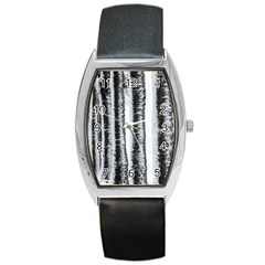 Row Trees Nature Birch Barrel Style Metal Watch by Celenk