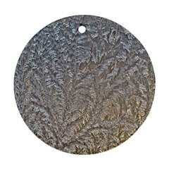 Eiskristalle Hardest Frozen Texture Ornament (Round)