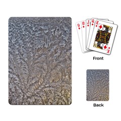 Eiskristalle Hardest Frozen Texture Playing Card