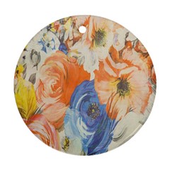 Texture Fabric Textile Detail Ornament (Round)