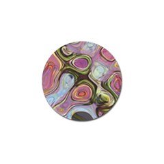 Retro Background Colorful Hippie Golf Ball Marker (10 Pack) by Celenk