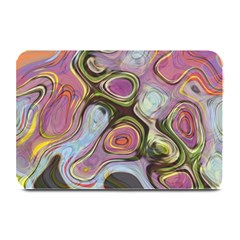 Retro Background Colorful Hippie Plate Mats