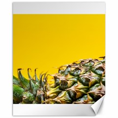 Pineapple Raw Sweet Tropical Food Canvas 11  X 14   by Celenk