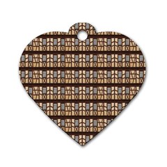 Window Facade Truss Hauswand Dog Tag Heart (one Side) by Celenk